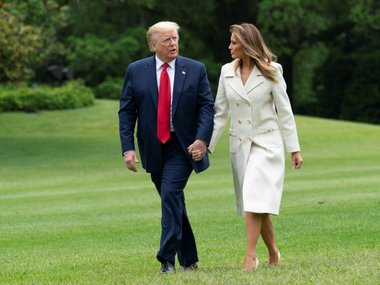 Slide image for gallery: 13084 | Дональд и Мелания Трамп. Источник: legion-media.ru