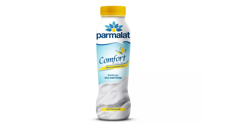 Питьевой йогурт фирмы Parmalat серия Comfort натуральный Питьевой йогурт фирмы Parmalat серия Comfort натуральный