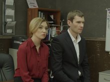 Анна Шепелева и Николай Наумов на съемках сериала «Реальные пацаны»