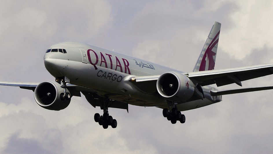 Грузовой Boeing 777 авиакомпании Qatar Airways