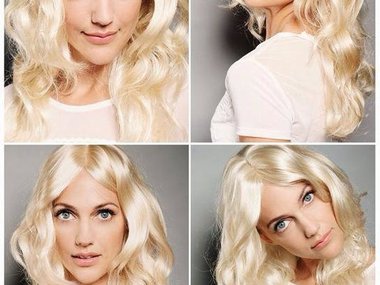 Slide image for gallery: 4055 | Комментарий «Леди Mail.Ru»: Образ яркой блондинки - тоже не идеальный выбор для актрисы, да и вообще, как-то с кудрями у Мерьем не сложилось
