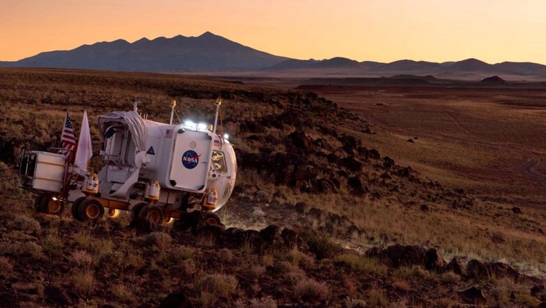 Испытания пилотируемого марсохода NASA в пустыне в штате Аризона