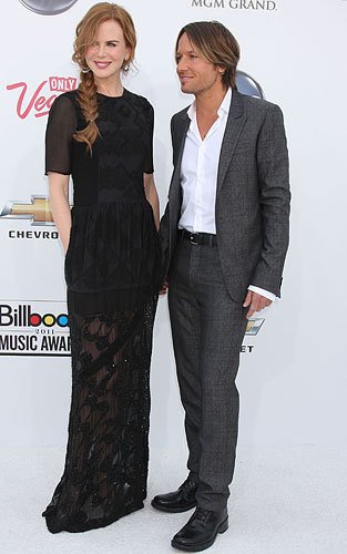 С Китом Урбаном на премии Billboard, Лас Вегас, май 2011 года