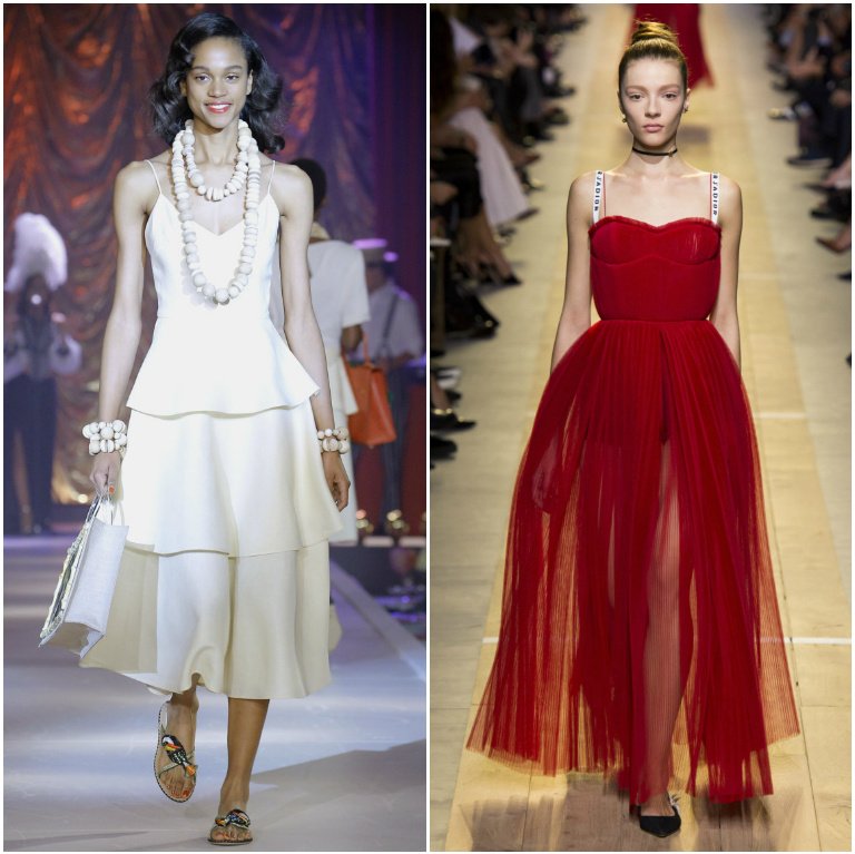 Charlotte Olympia; Christian Dior. 