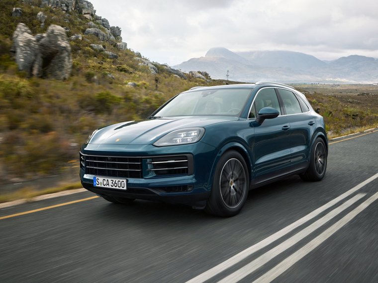 Обновленный Porsche Cayenne динамика