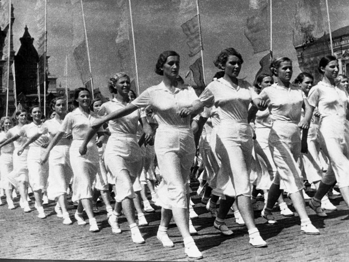 Физкультурный парад на Красной площади, 1 мая 1936 года Физкультурный парад на Красной площади, 1 мая 1936 года