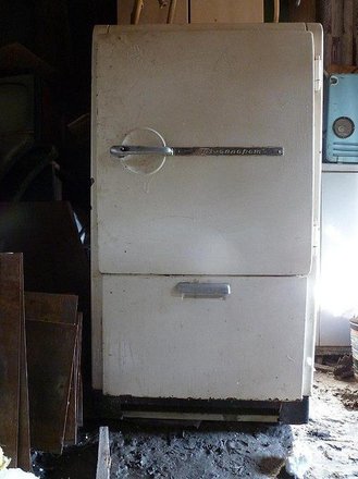 «Газоаппарат» – первый серийный холодильник из СССР.