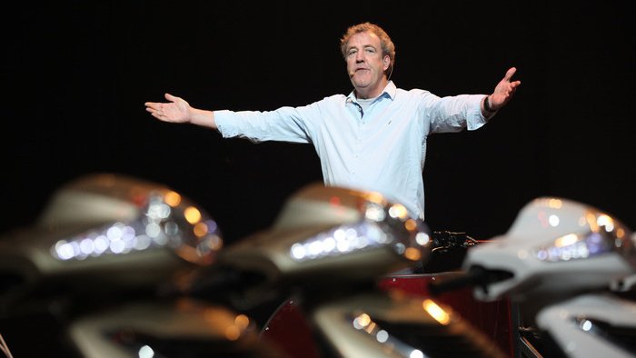 Джереми Кларксон в Top Gear Live в Москве Джереми Кларксон в Top Gear Live в Москве
