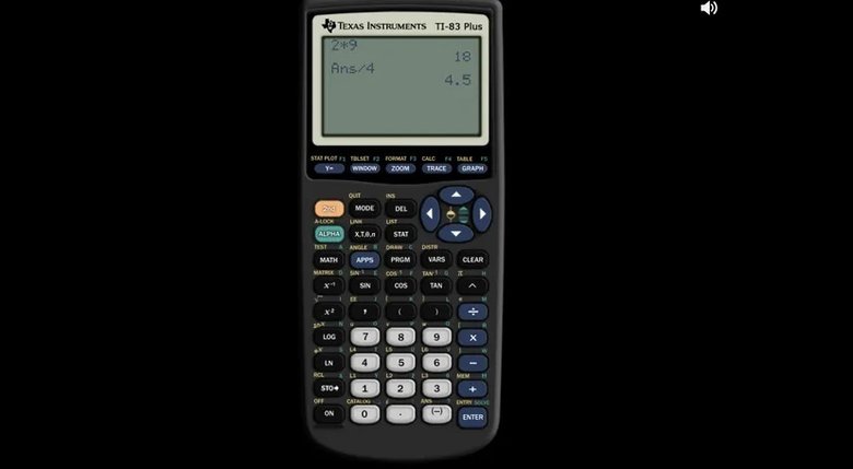 Решение математических задач на TI-83 Plus. Источник: archive.org