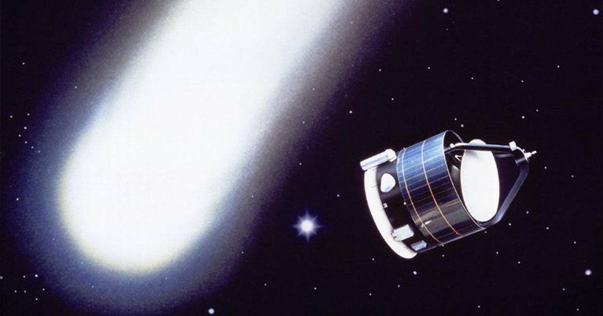 Ровно 39 лет назад спутник Джотто отправился к комете Галлея