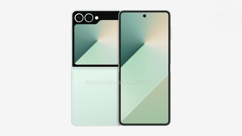 Рендер Galaxy Z Flip 7 FE Рендер Galaxy Z Flip 7 FE