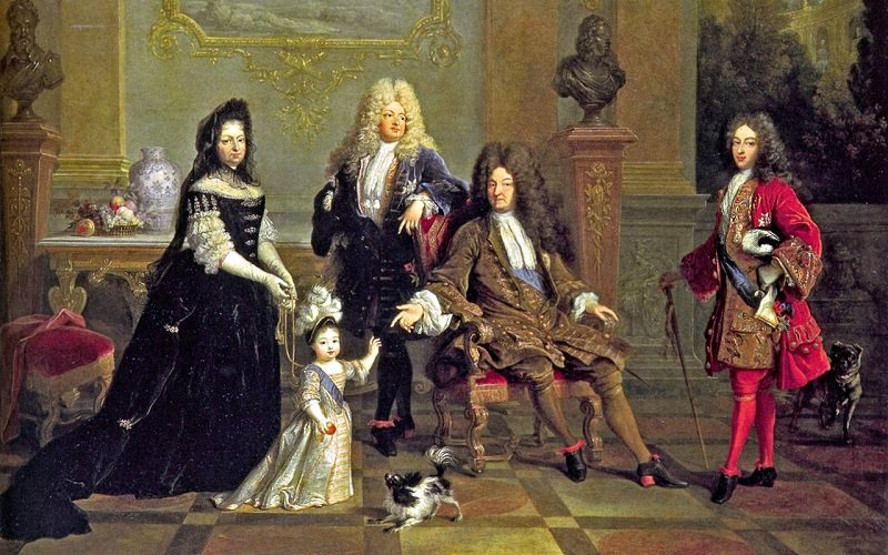 Портрет Людовика XIV с семьей (около 1710). Людовик XIV, также известный как «король-солнце», царствовал 72 года &ndash; дольше, чем какой-либо другой европейский король в истории. Именно ему приписывают выражение «Государство &ndash; это я!» 