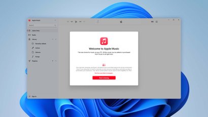 Интерфейс Apple Music для Windows 11. Источник: 9to5mac