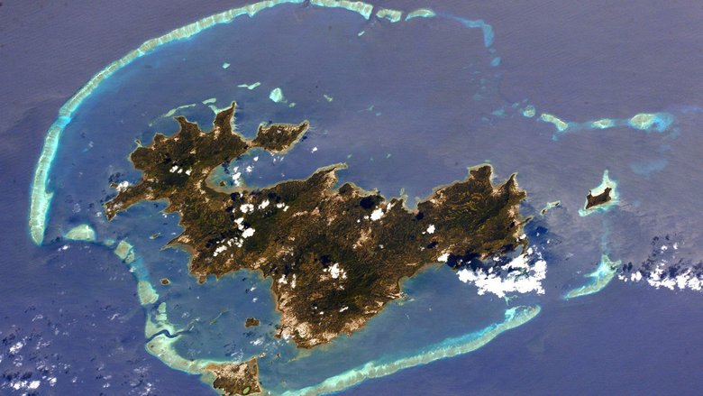 Спутниковый снимок острова Майотта. Фото: Friends of NASA