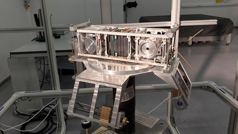 Малый космический аппарат формфактора Cubesat 3U, CubeSX-HSE. Фото: miem.hse.ru