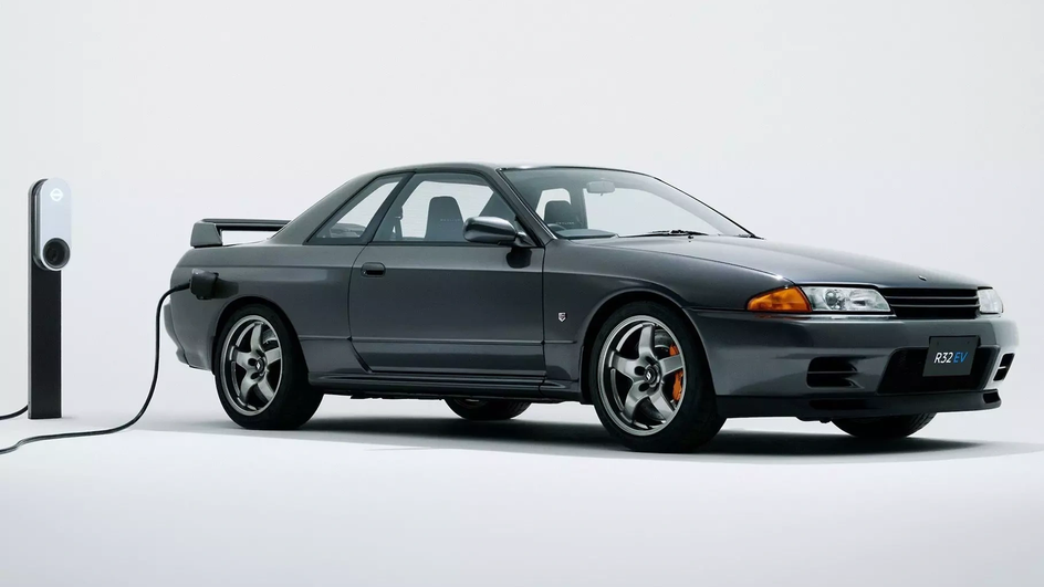 Старый классический Nissan R32 Skyline GT-R оснастят полностью электрической установкой