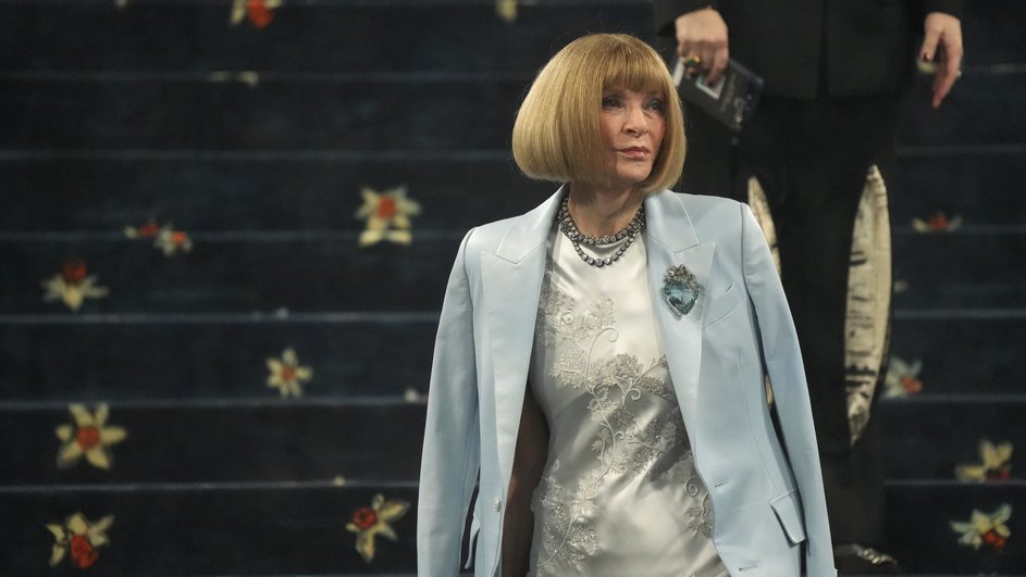 Анна Винтур на Met Gala в 2025 году Анна Винтур на Met Gala в 2025 году