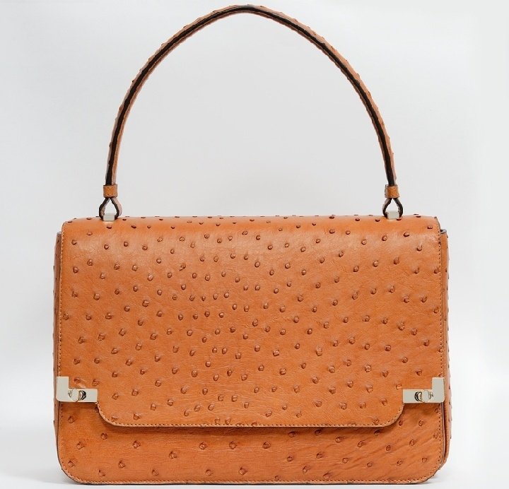Сумка L de Lancel из кожи страуса Сумка L de Lancel из кожи страуса