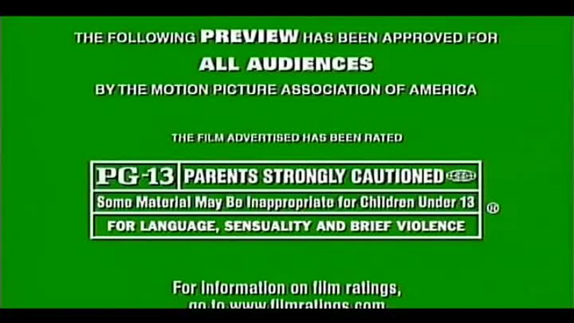 Appropriate audiences. The following Preview has been approved for all audiences PG.