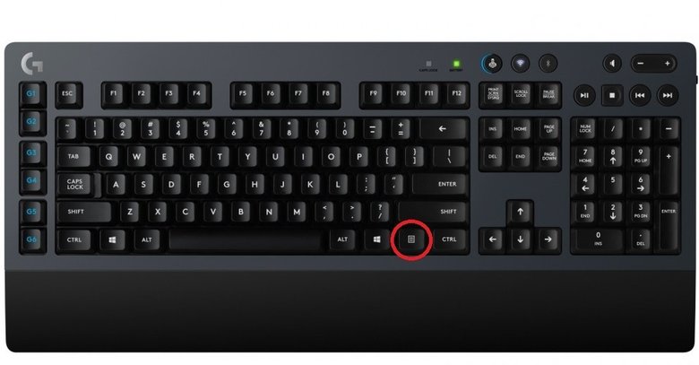 Вместо этой клавиши может появиться кнопка Office