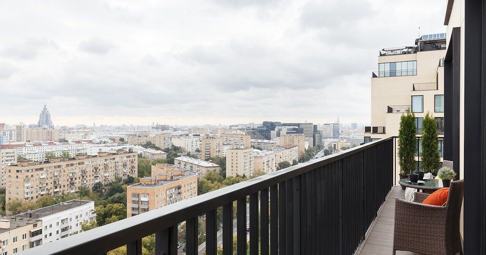 Квартира-мечта: просторные апартаменты с открытой террасой и панорамным видом на Москву