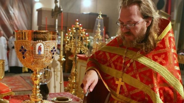 Константин Пархоменко, протоиерей Троицкого Измайловского собора. Фото: BBC
