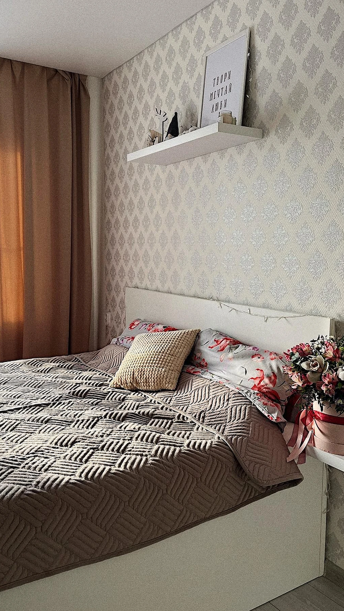 Дизайн спальни в хрущевке: правила оформления, подходящие стили и варианты зонирования (80 фото)