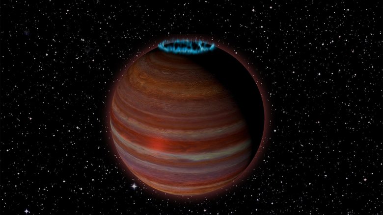 Планеты всегда находятся на орбите звезды, но эта коричневатая планета, в 12 раз превышающая размеры Юпитера, полностью одинока на расстоянии 20 световых лет от Земли. Фото: dailymail