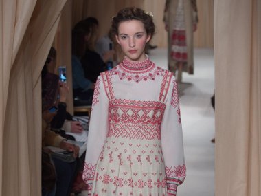 Valentino, 2017 год, русский стиль Valentino, 2017 год, русский стиль
