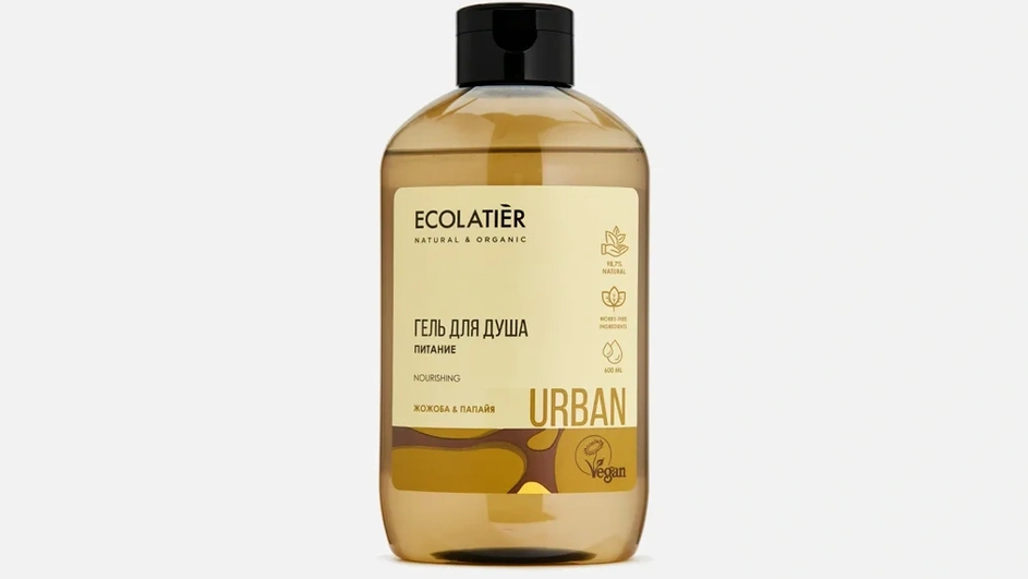 Натуральный гель для душа фирмы Ecolatier серии Jojoba & Papaya Натуральный гель для душа фирмы Ecolatier серии Jojoba & Papaya