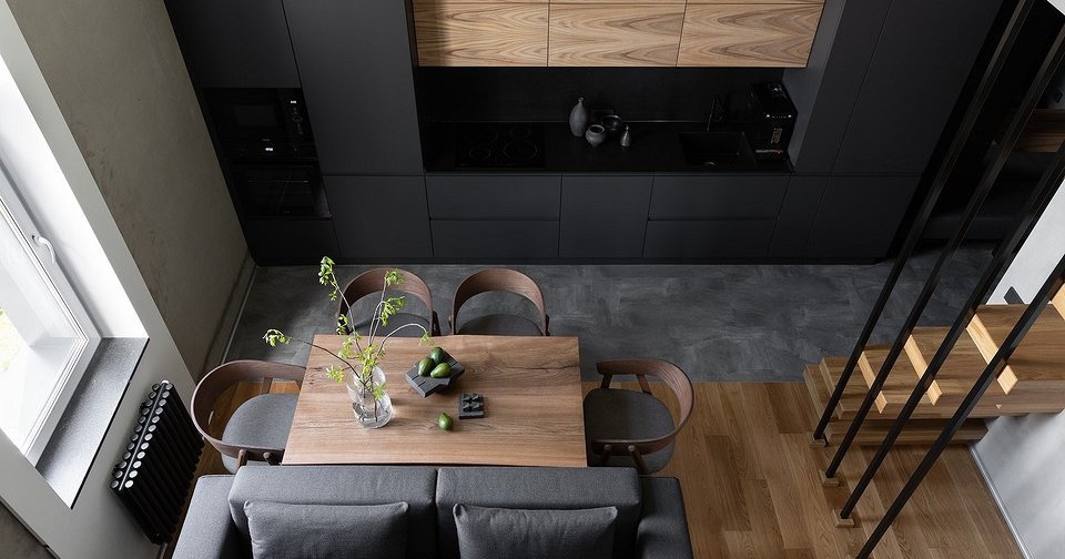 Как дизайнер превратила квартиру в двухуровневый лофт с элементами минимализма