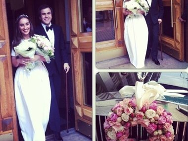 Slide image for gallery: 2977 | Комментарий lady.mail.ru: Анастасия и Григорий поженились в Кутузовском ЗАГСе столицы