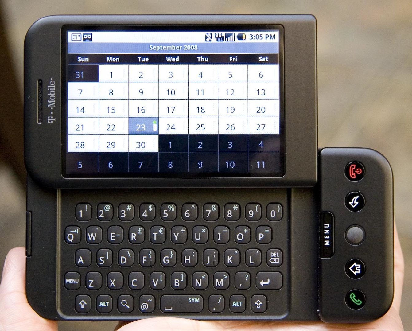 Первые телефоны на андроид. HTC Dream (t-mobile g1) — первый смартфон на основе Android. HTC T mobile g1. HTC Dream 2008. HTC Dream g1.