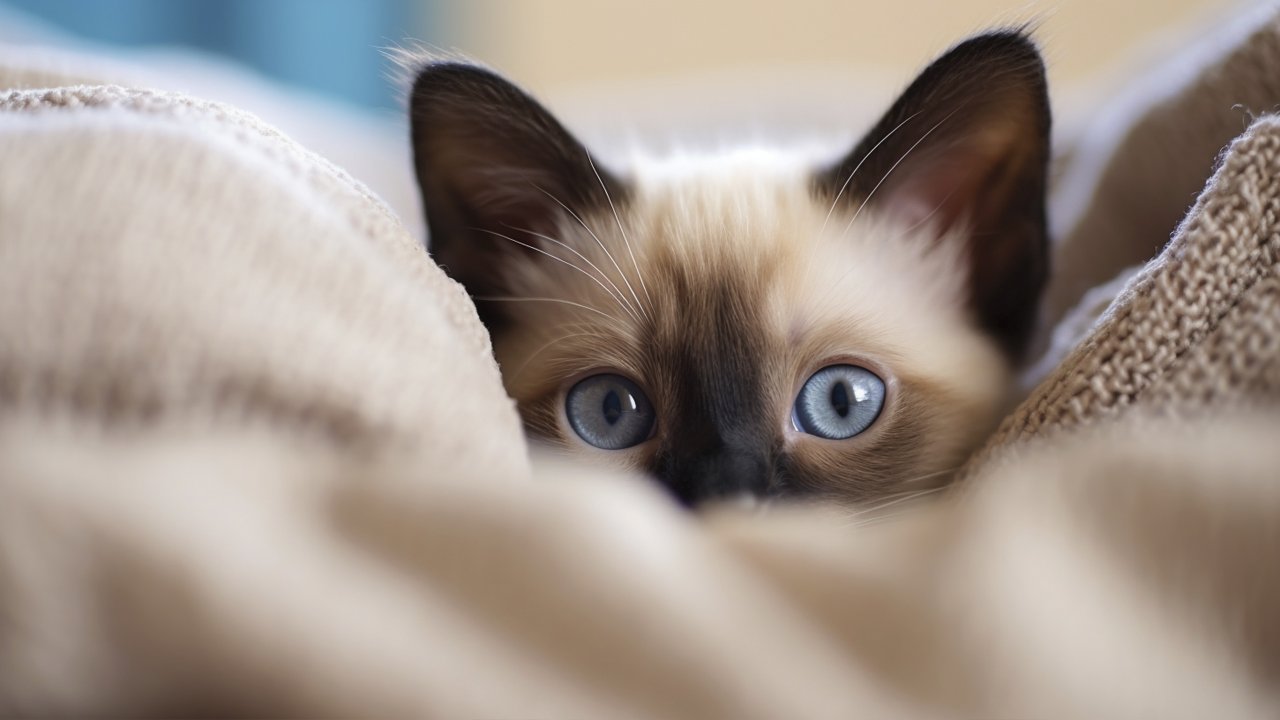 Сиамский котенок