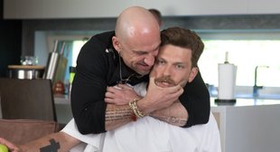 Дмитрий и Кирилл Нагиевы на съемках сериала
