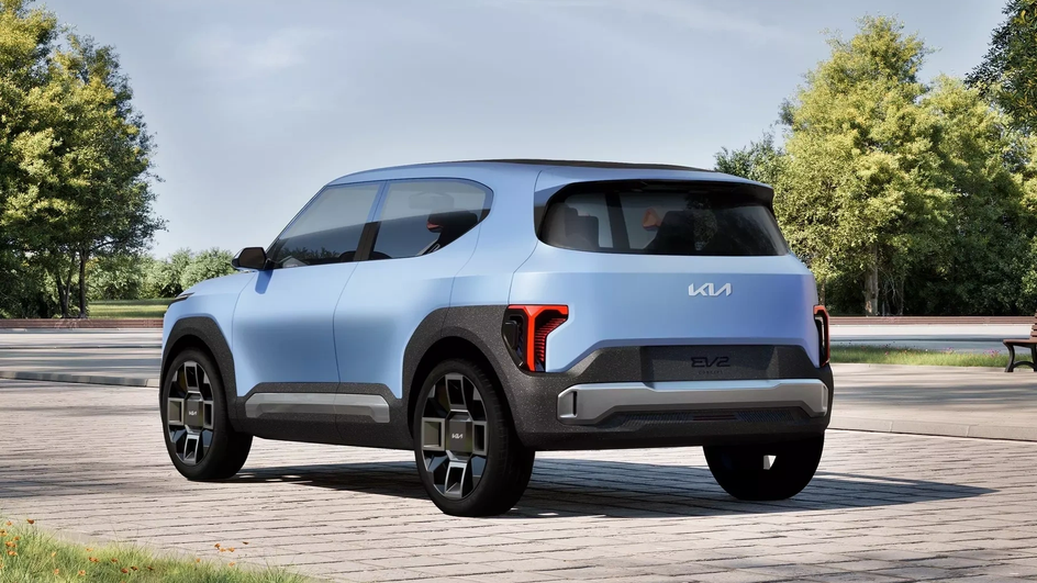 Kia EV2: бюджетный электрический кроссовер с салоном-трансформером Kia EV2: бюджетный электрический кроссовер с салоном-трансформером