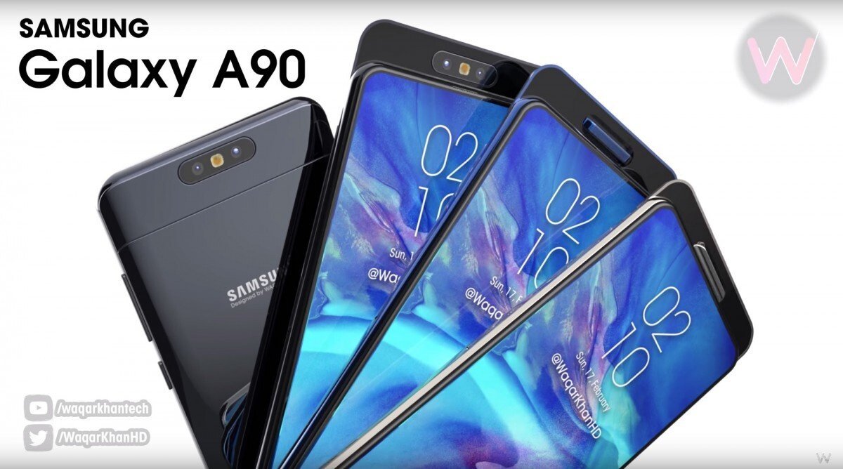 Galaxy A90: слайдер с поворотной камерой от Samsung показали на видео -  Hi-Tech Mail.ru