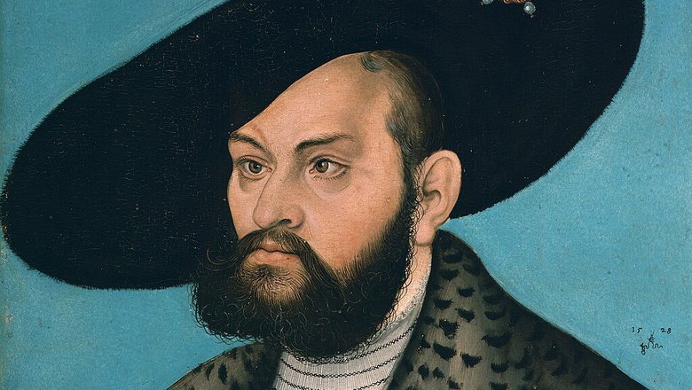 Лукас Кранах Старший. Портрет Альбрехта Бранденбург-Ансбахского, герцога Пруссии. 1533 Лукас Кранах Старший. Портрет Альбрехта Бранденбург-Ансбахского, герцога Пруссии. 1533