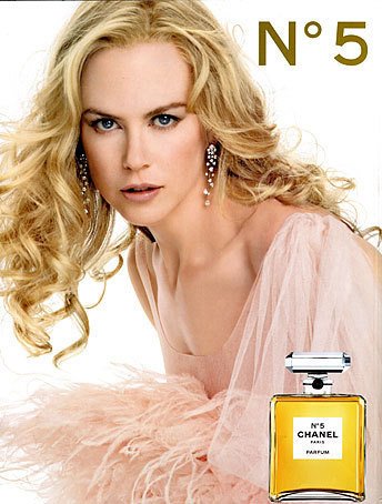 Николь Кидман в рекламной кампании духов Chanel №5