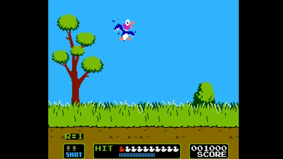 Популярная в прошлом игра для 8-битной консоли - Duck Hunt Популярная в прошлом игра для 8-битной консоли - Duck Hunt