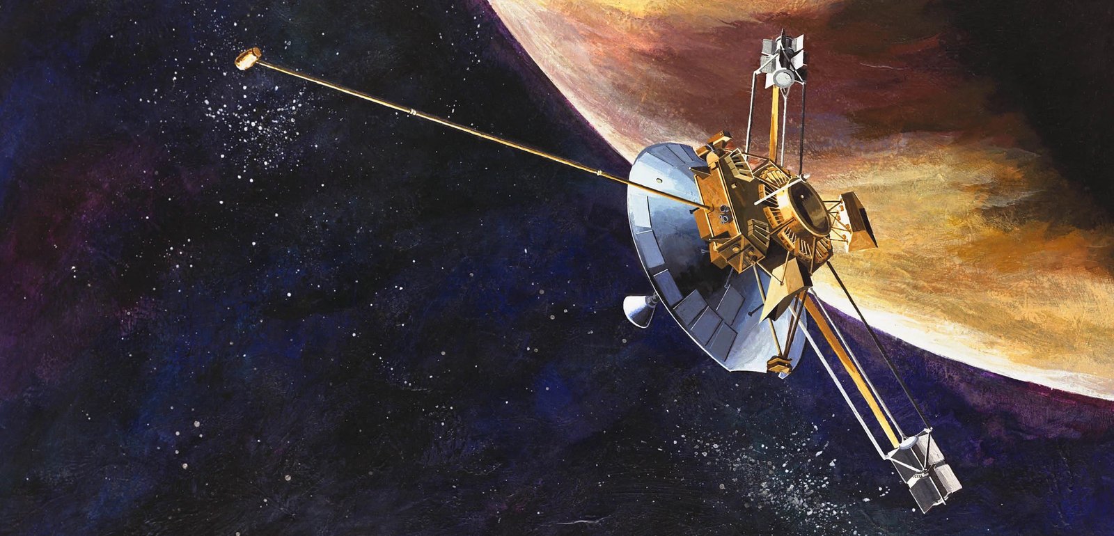 Художественное представление космического корабля «Пионер-10»