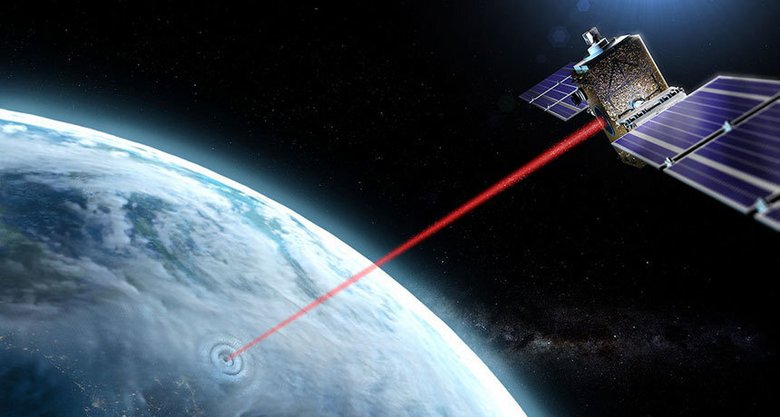 Ударная волна от мощного лазера может прорезать в облачном покрове отверстия, которые позволят второму лазеру передавать данные на орбитальный спутник.