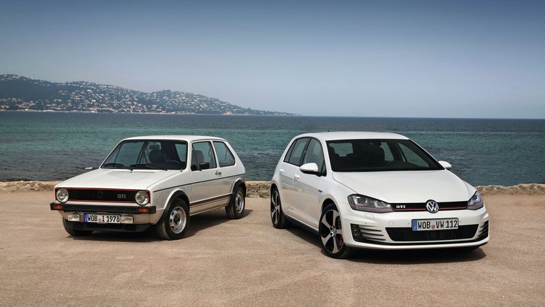 Разные поколения Volkswagen GTI