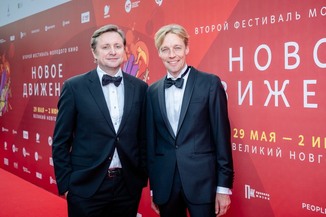 Генеральные продюсеры фестиваля «Новое движение» Артем Михалков и Максим Королев