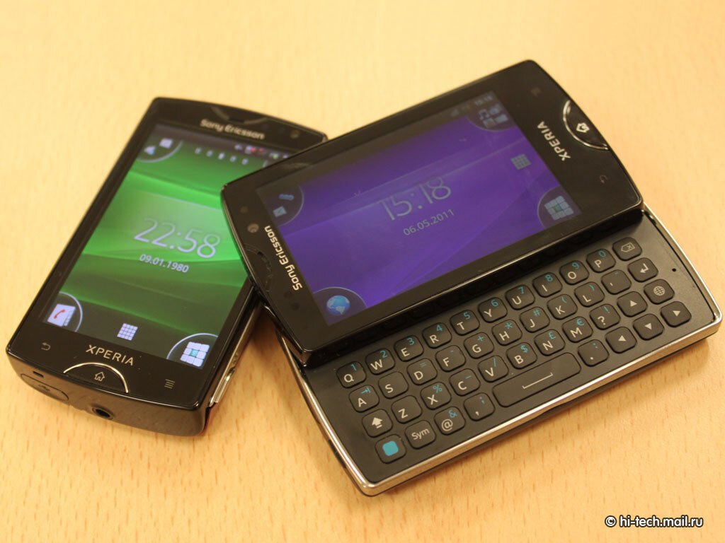 Обзор Sony Ericsson Xperia Mini и Mini pro: очень маленькие смартфоны -  Hi-Tech Mail.ru