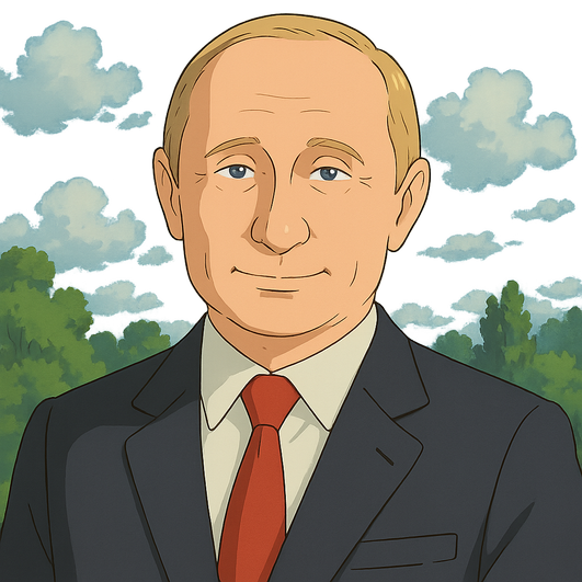 Владимир Путин в стиле Ghibli Владимир Путин в стиле Ghibli