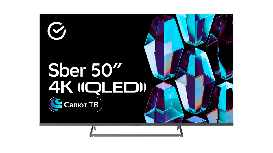 Умный телевизор Sber QLED 4K UHD 55″