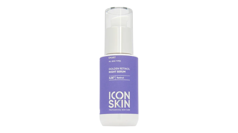 Сыворотка для лица с ретинолом фирмы ICON SKIN серия Golden Retinol Night Serum Сыворотка для лица с ретинолом фирмы ICON SKIN серия Golden Retinol Night Serum
