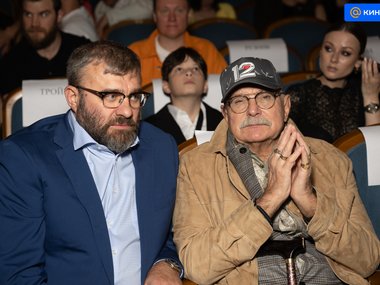 Михаил Пореченков и Никита Михалков Михаил Пореченков и Никита Михалков