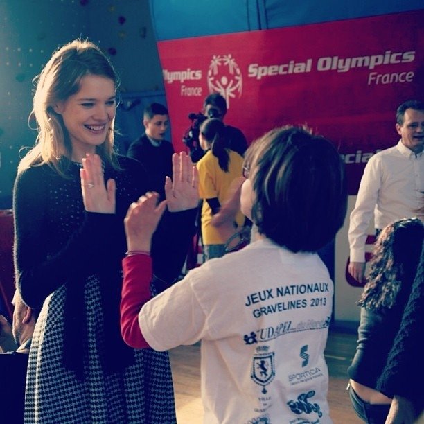 Наталья Водянова на празднике Young Athletes Наталья Водянова на празднике Young Athletes